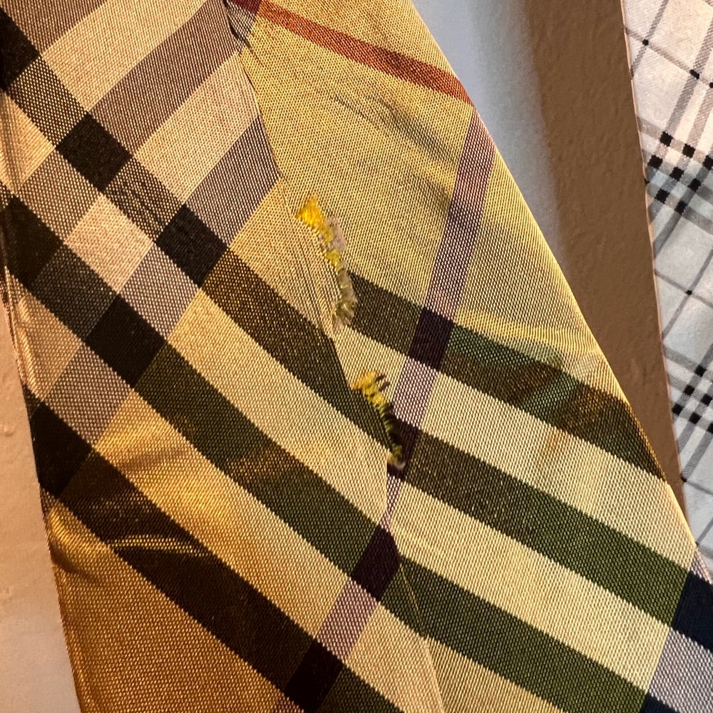 Burberry print mens ties lots of 3 - Picture 3 of 8